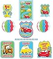 Zooming Disney Cars 1st Birthday Party Assorted Room Decorating Kit , Multi, Paper , 9-Piece
