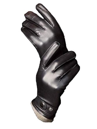 YISEVEN Herren Touchscreen Lederhandschuhe mit Kaschmir Gefüttert