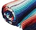 El Paso Designs Traditional Mexican Blanket | Artisanal Boho Blanket | Authentic Hand Woven Serape Perfect for Camping, Yoga, Beach, Picnic or Home Decor | (Navy)