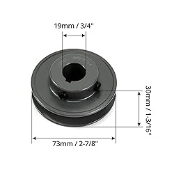 QWORK Single Groove Web Sheaves, 2.85" OD