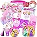 Disney Princess Party Supplies Ultimate Set -- Party Favors, Birthday Party Decorations, Plates, Napkins, Table Cover, Invitations and More