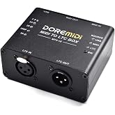 DOREMiDi MIDI To LTC Box Is MIDI Time Code and SMPTE LTC Time Code Conversion Device Designed Synchronize Time of MIDI Audio and Lighting