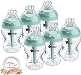 Tommee Tippee Advanced Anti-Colic Bottles 0m+ 6 x 260ml with Slim Teat view 2