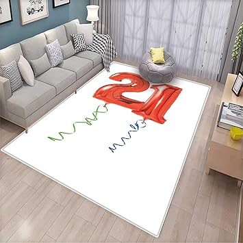 Amazon Com 21st Birthday Room Home Bedroom Carpet Floor Mat