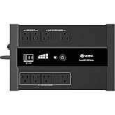 Vertiv Liebert PowerUPS 100 PST6-1100LVMT Battery Backup UPS 1100VA USB-C+A | Standby Power, 670W, 8 Outlets, 120V, Surge Protection, Alarm Mute Button, User Replaceable Batteries, 3-Year Warranty