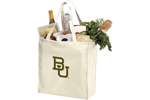 BROAD BAY Reusable Baylor University Grocery Bags or Baylor Shopping Bags NATURAL COTTON One Size