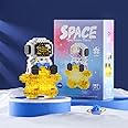 Uvini Astronaut Building Set Micro Building Blocks Model, STEM Building Toy Gifts for Adult, DIY Bricks Toys 387pcs, Compatible with Nanoblock