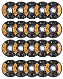 S SATC Grinding Wheel Sanding Discs 20 Pack Flap Disc 4.5 Grinding Wheel 4 1/2 Grinding Wheels T29 Flap Disc 4.5 Flap Disc Flap Disc 4-1 2 Inch 40/60/80/120 Grit 4&nbsp;1/2&nbsp;Flap&nbsp;Disc