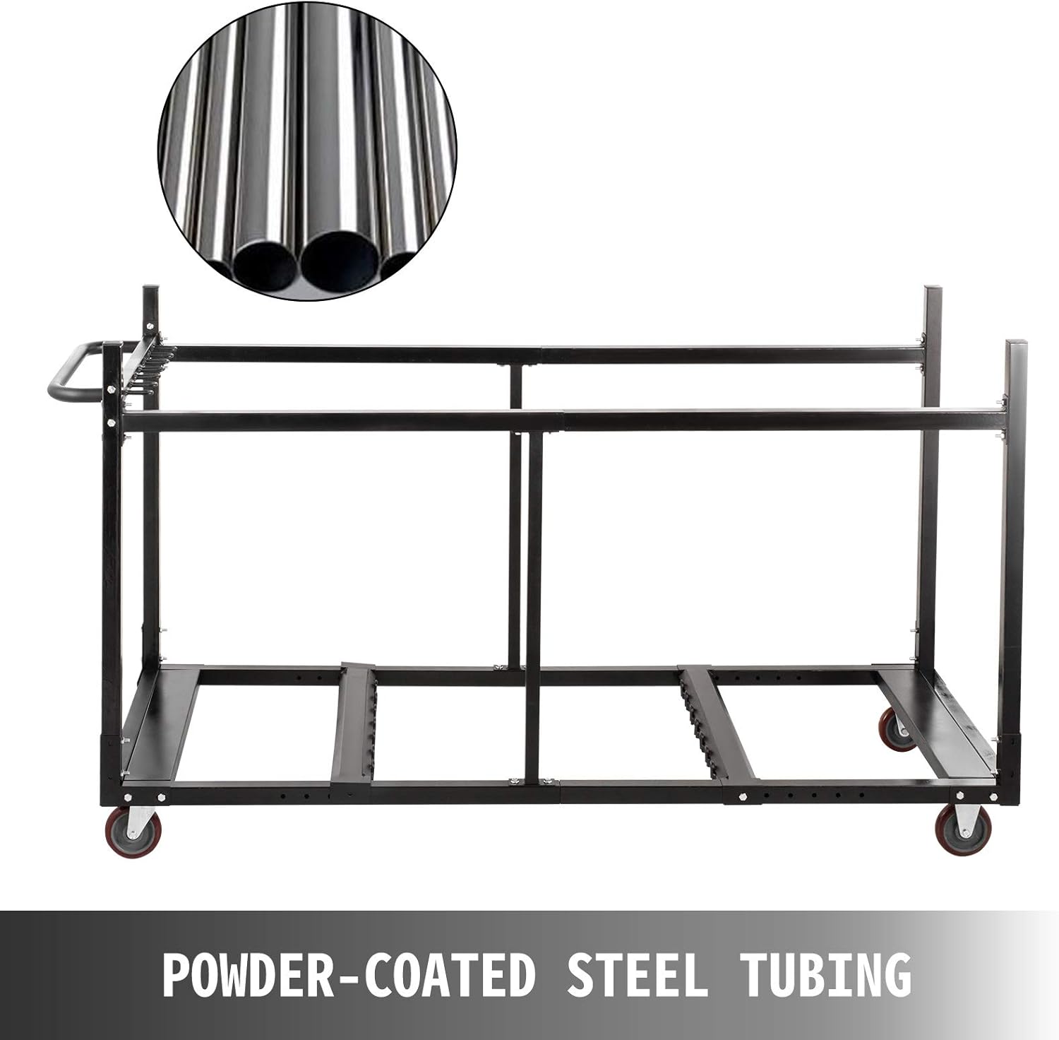 VEVOR Carro para Mesas Capacidad de 12 Mesas Carro para Silla Plegable