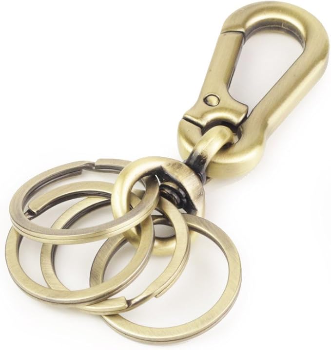 Metal key chain key chain，Men's fashion retro key ring