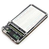 Zebra Zero Plus for Raspberry Pi Zero &amp; Zero Wireless- Black Ice Plus Breadboard