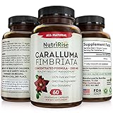 Pure Caralluma Fimbriata For Weight Loss 1000mg. Appetite Suppressant, Extreme Fat Burn & Carb Blocker. All Natural Caralluma Extract. Maximum Potency For Best Results. 60 Capsules. Made in USA