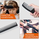 URAQT Hairdressing Combs Set 3 Pack Wide Tooth Carbon Anti Static Heat Resistant view 7