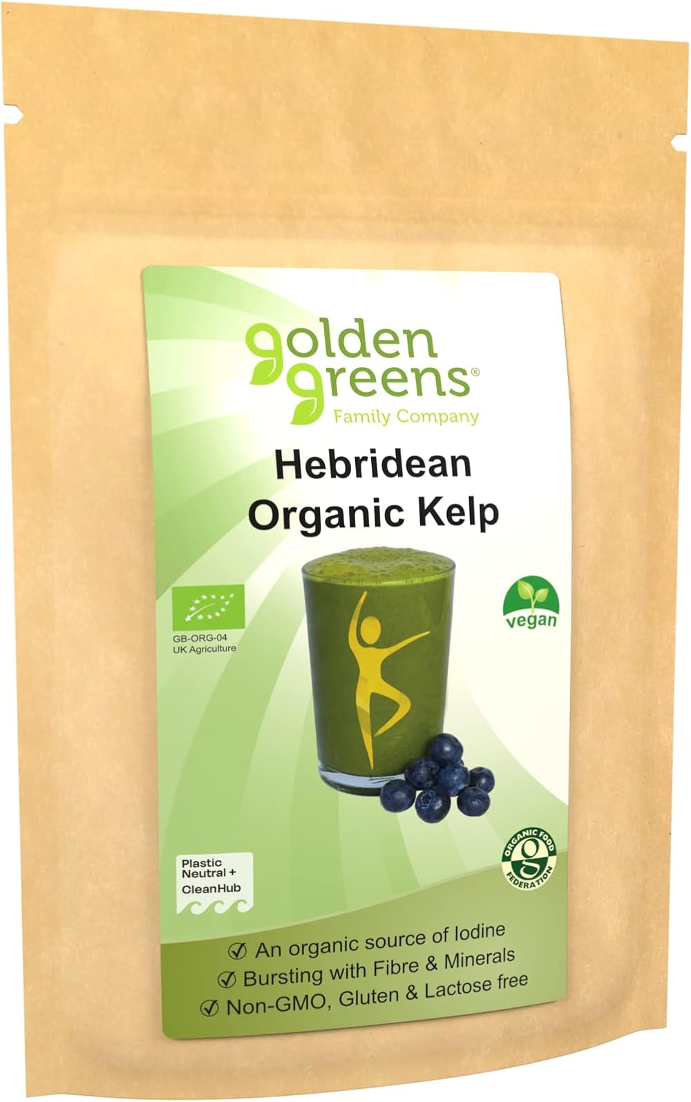 Golden Greens Organic Hebridean Kelp Powder 100 g