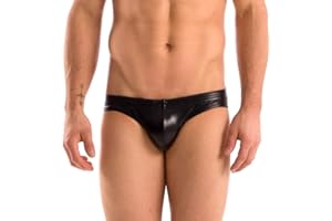 Mens Liquid Black Contour Pouch Bikini Swimsuit By Gary Majdell Sport Size Large