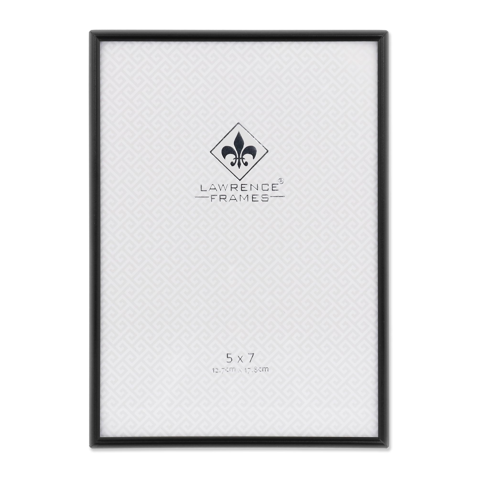 Lawrence Frames 5x7 Simply Black Picture Frame