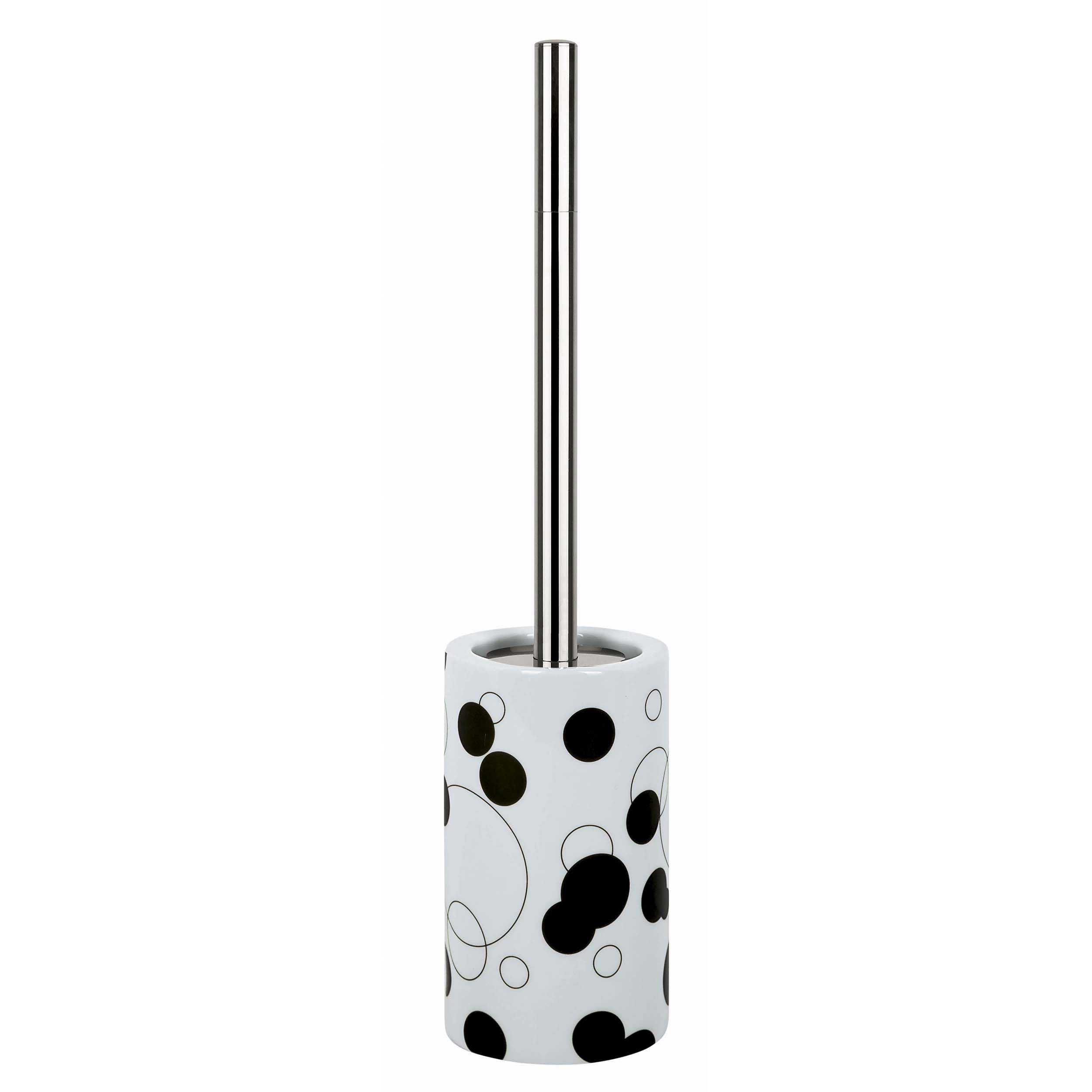 Spirella Tube Toilet Brush, Black Bubbles