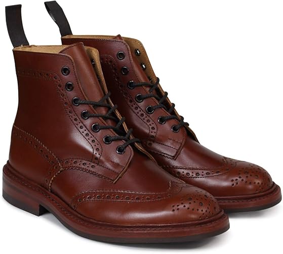 Amazon トリッカーズ モルトン カントリーブーツ マロンアンティーク M2508 Malton ダイナイトソール カーフレザー メンズ Made In England Trickers カントリー ブーツ Uk7 約25 5cm Marron Antique 並行輸入品 Tricker S トリッカーズ シューズ バッグ