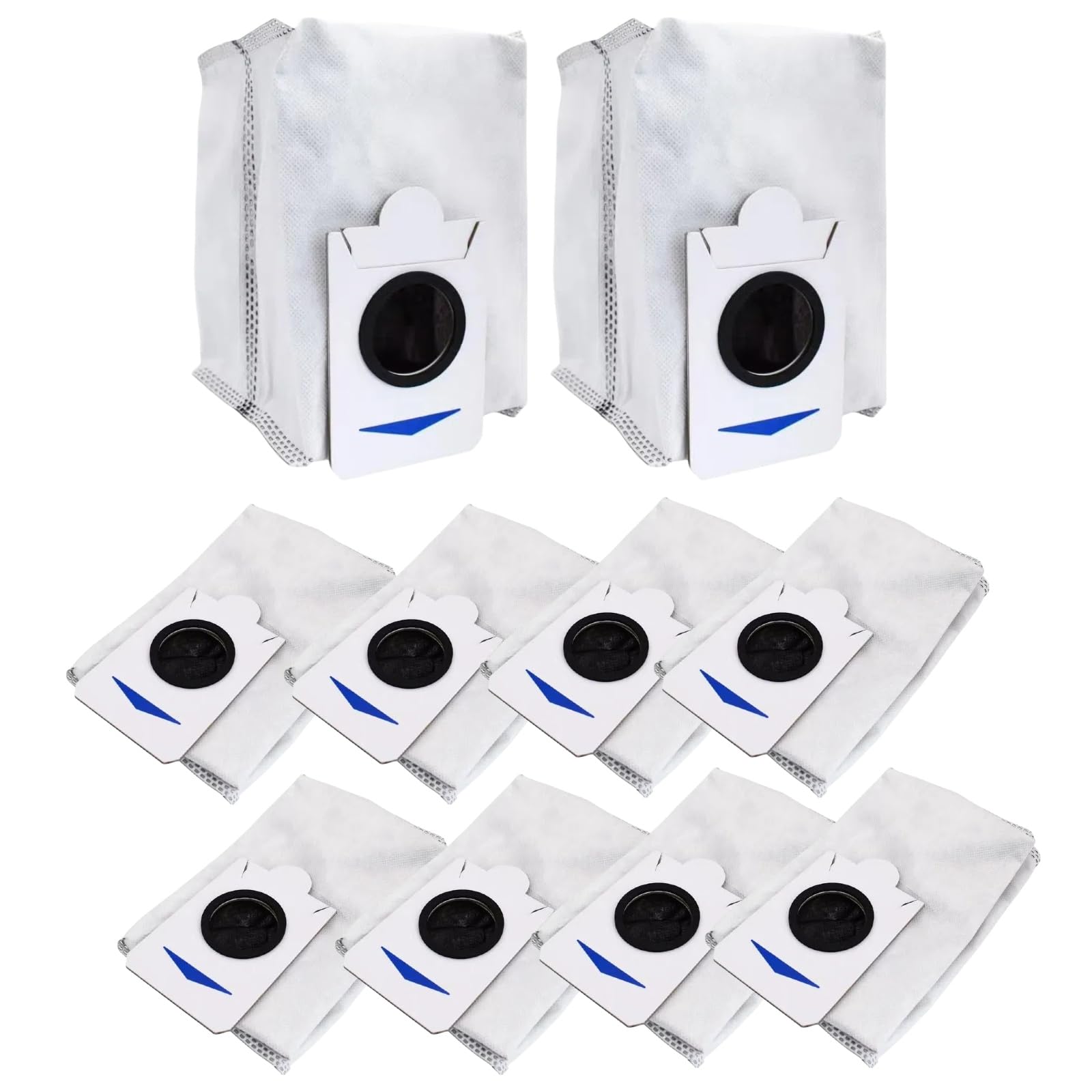 Photo 1 of 10-pack 3L dust bags, compatible only with Ecovacs DEEBOT X2 COMBO / T30S COMBO / T30S COMBO COMPLETE robot vacuum cleaners (not suitable for other T30 / T30s models)