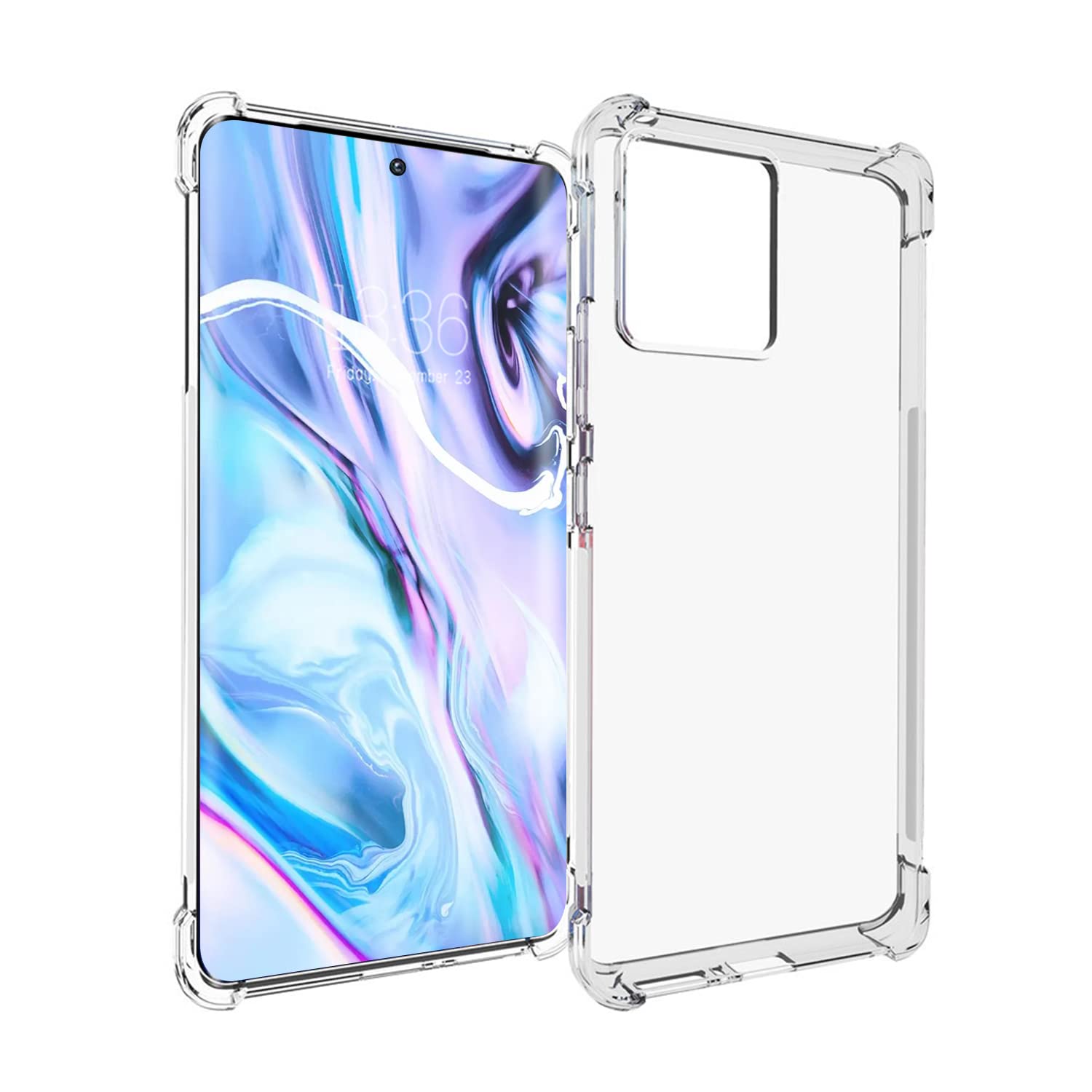 SCL Case for Moto Edge 30 Fusion Case Motorola Edge 30 Fusion Case, Soft Flexible Silicone Gel TPU Bumper Protection Cover [Anti Scratch][Anti Collision] Case Compatible with Motorola Edge 30 Fusion