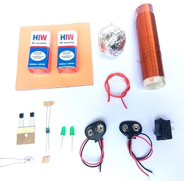 SR Robotics Tesla Coil Project kit with 2 Battery