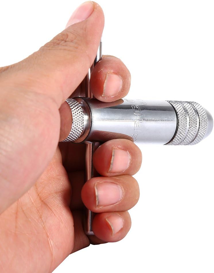 Mini taps - T-handle - 3/8 mm - Reversible - Stainless steel - Image 5