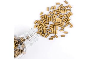 Ambrogio.L 500-Piece Golden Lighter Flint Fire Stone, Accessories Replacement Flints for Petrol or Gas Lighters