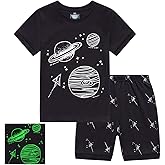 RKOIAN Little Boys Girls' Pajamas Sets Glow in The Dark Toddler Pjs Cotton Kids Sleepwear