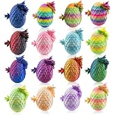 16PCS 3D Printed Dragon Eggs with Mini Dragons Inside, Articulated Crystal Eggs Set, Cool Desk Decor Gifts for Kids Teens Adults, Fantasy Collectibles Easter Basket