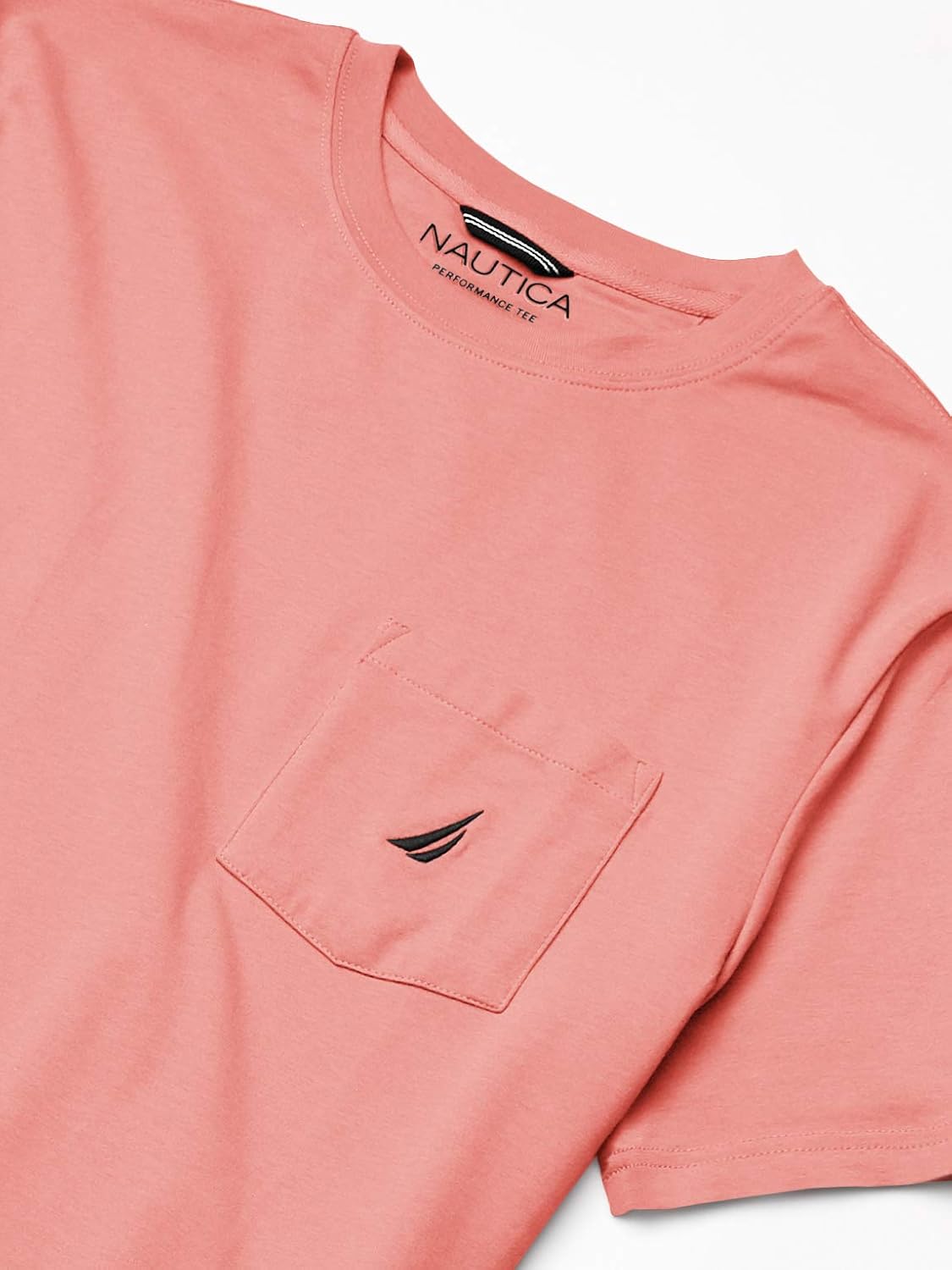Nautica Men's Big and Tall Solid Crew Neck Short Sleeve Pocket T-Shirt | 