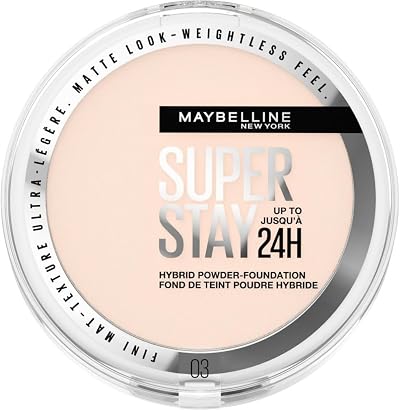 Maybelline SuperStay 24H Hybrid Powder Foundation 03 Medium to Full Coverage