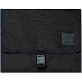 Huhu Baby Changing Wallet &ndash; Compact, Portable Diaper Changing Pad for Travel &ndash; Easy to Clean, Foldable Changing Mat &ndash; Must Have Diaper Bag Accessory for New Parents (Midnight Black)