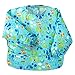 green sprouts Easy-wear Long Sleeve Bib | Full, waterproof protection from mealtime to playtime | Flip-pocket easily catches stray food, Soft & comfortable material, Available in 12-24 mo & 2T-4T