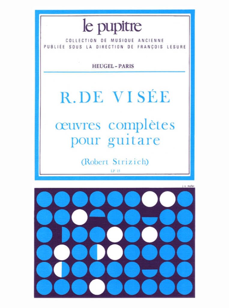 Robert de Vise: Oeuvres Completes (Lp15) (Guitar Solo)