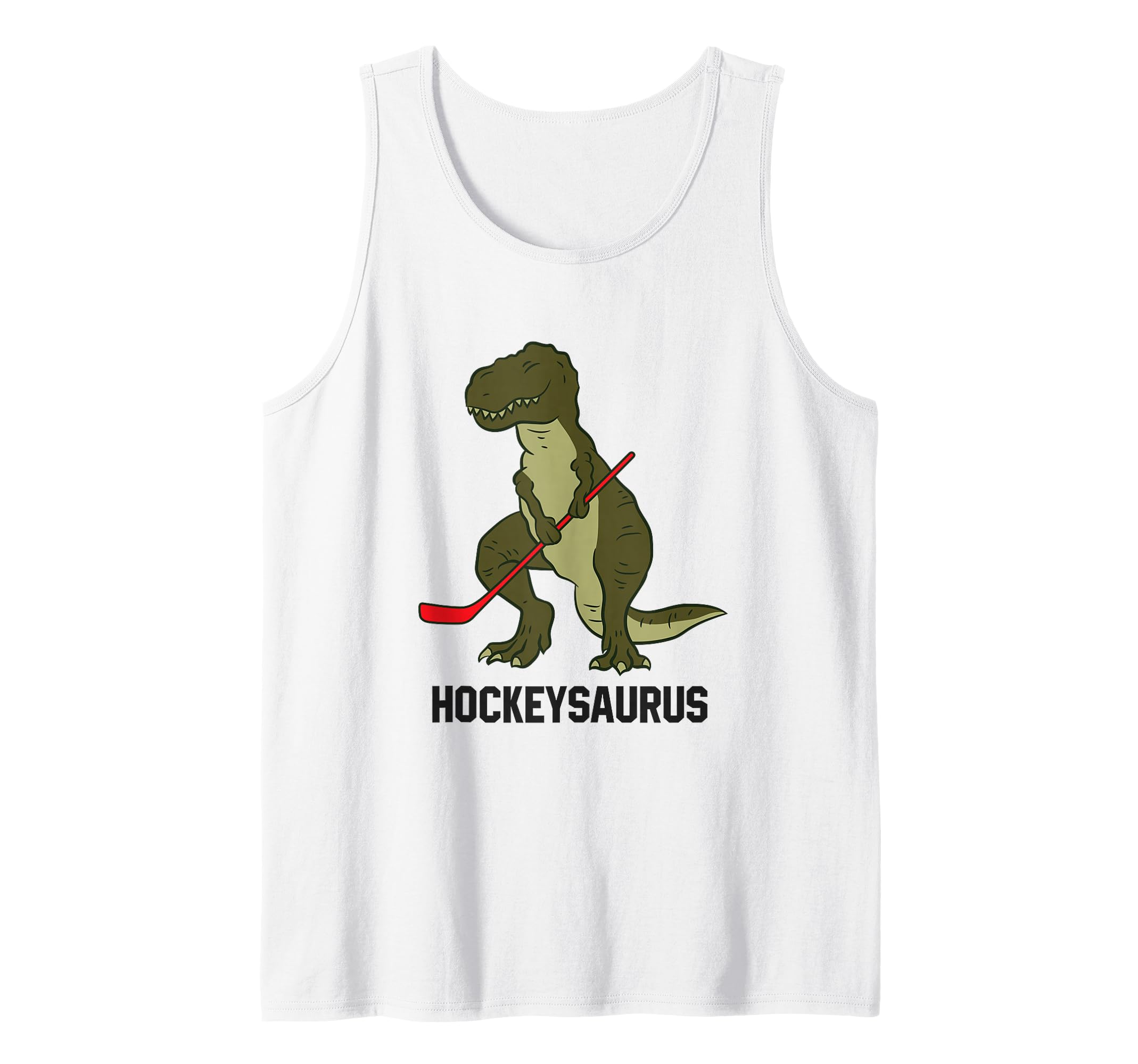 Ice Hockey Dinosaur Hockey Boy Kids Hockey Hockeysaurus Tank Top