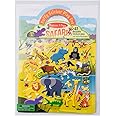 Amazon.com: Melissa & Doug Puffy Sticker Play Set: Safari - 42 Reusable ...