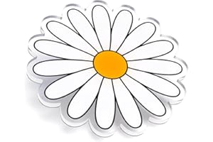 BOGGbeans Flower Charms for Bogg Bag, Simply Southern Totes, and Similar Styles. Acrylic 3" Flower Charm Accessories for Beach Totes