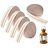 Oil lamp Wick, Lantern Wicks, Flat Cotton Wicks,5 Rolls 3/4 Inch Lamp Oil Wicks for Paraffin Oil Kerosene Based Lanterns and 