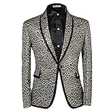 Mens 2 Piece Suit Single Breasted One-Button Shawl Collar Tuxedo Sport Coat Pants