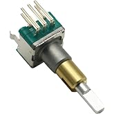 1Pcs EC11EBB24C03 Handle 25mm Dual Axis Encoder with Switch 30 Positioning Number 15 Pulse Point