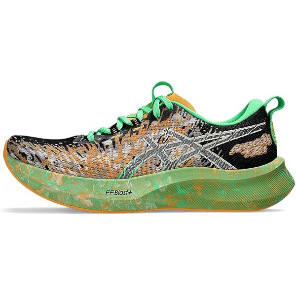 ASICS Men's Noosa TRI 14 Running Shoes, Lime Zest/Sky, 7.5