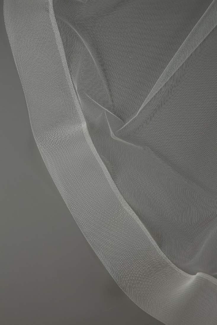 Passat 1Tier 2.5Modern Horsehair Wedding Veil Soft Tulle Cathedral Wedding Veil For Bridal Veils H73
