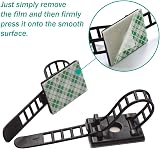 LiteTour 25 Pieces Adhesive Cable Clips with Screw Mount Nylon Cable Ties view 5