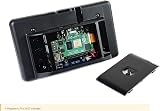 Waveshare 7 Inch DSI LCD Touch Screen with Case for Raspberry Pi 4B 800x480 view 3