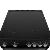 Willow WT60CCB 68L Freestanding Electric Cooker Twin Cavity Ceramic Hob view 4