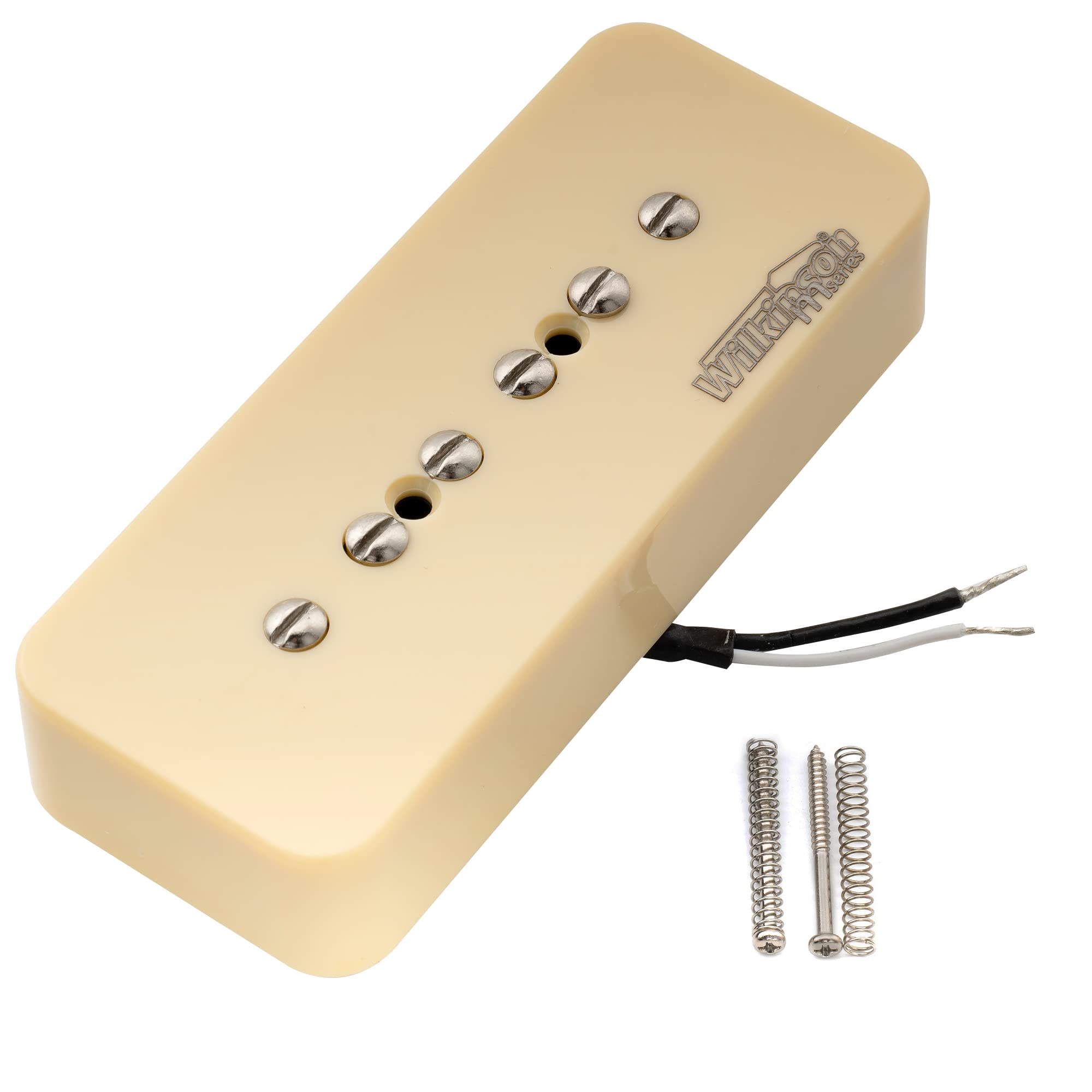 Wilkinson M Series Alnico 5 P90 Soapbar Neck Pickup for Les Paul/SG Electric Guitar, Cream