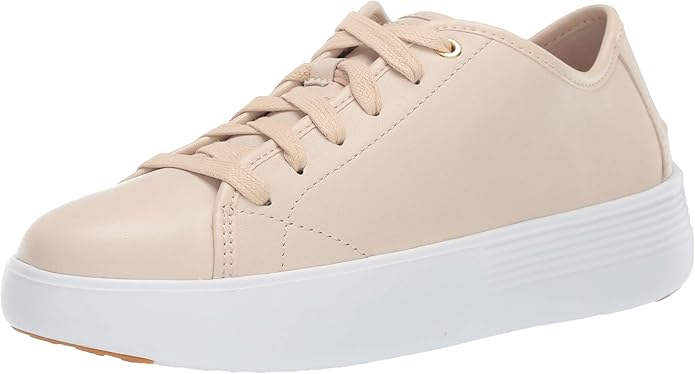 cole haan grand court leather platform sneaker