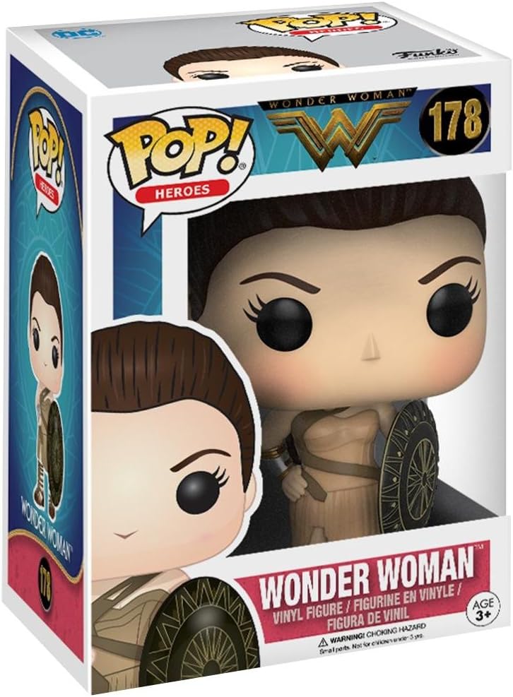 Pop! Heroes Wonder Woman Vinyl Figure Wonder Woman (Themyscira) #178 Hot Topic Exclusive
