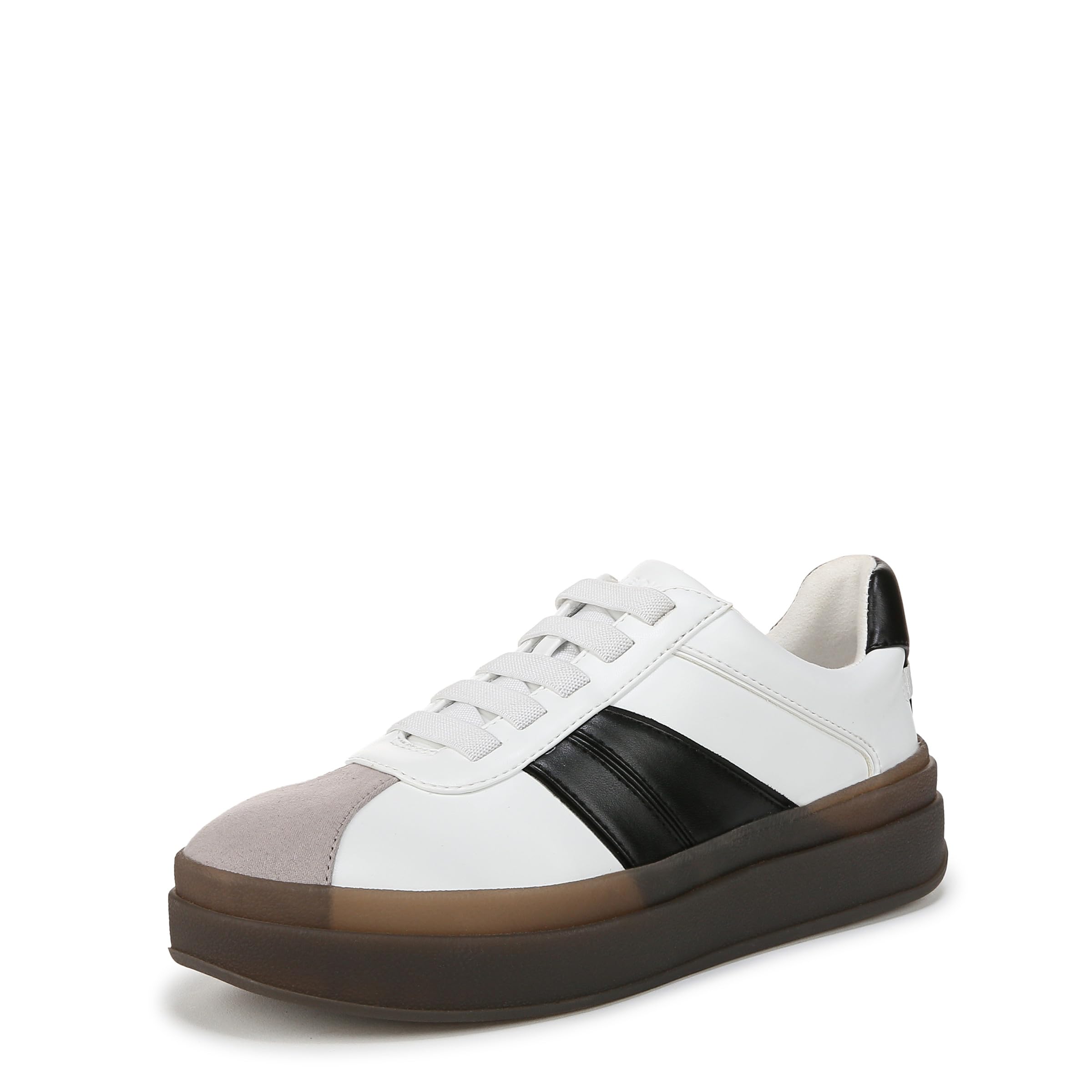 Franco Sarto Womens Vinto Sneaker White 8 M
