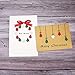 Livder 150 Pieces Christmas Wooden Buttons Sewing Snowflake Button with 2 Holes (Red, Green, White)